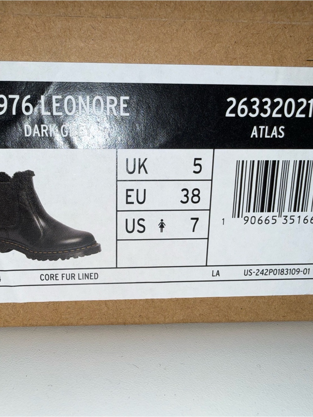 Dr. Martens Leonore Faux Shearling Lined Boots - Picture 6 of 6